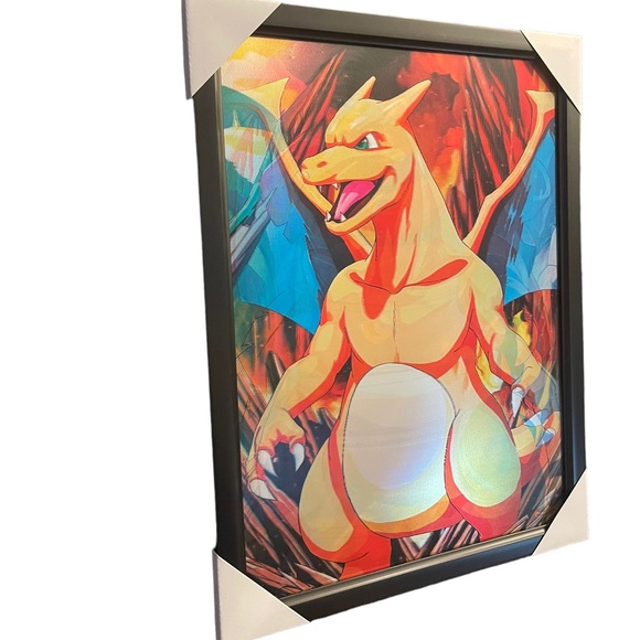 New Pokémon Framed 3D Lenticular Poster / Picture Pokemon - Picture 3 of 6